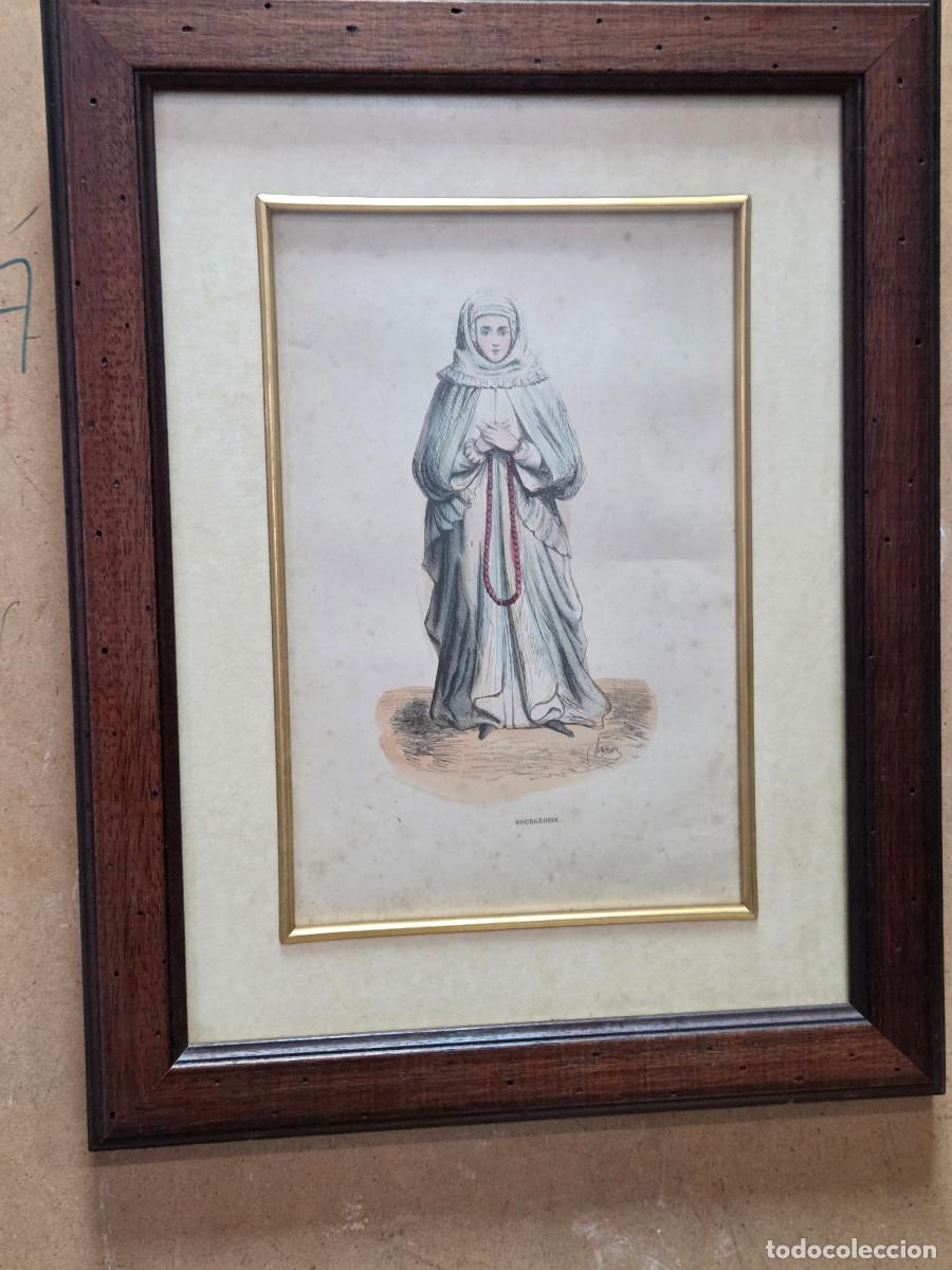 Vintage: cuadro con lamina religiosa - Foto 1