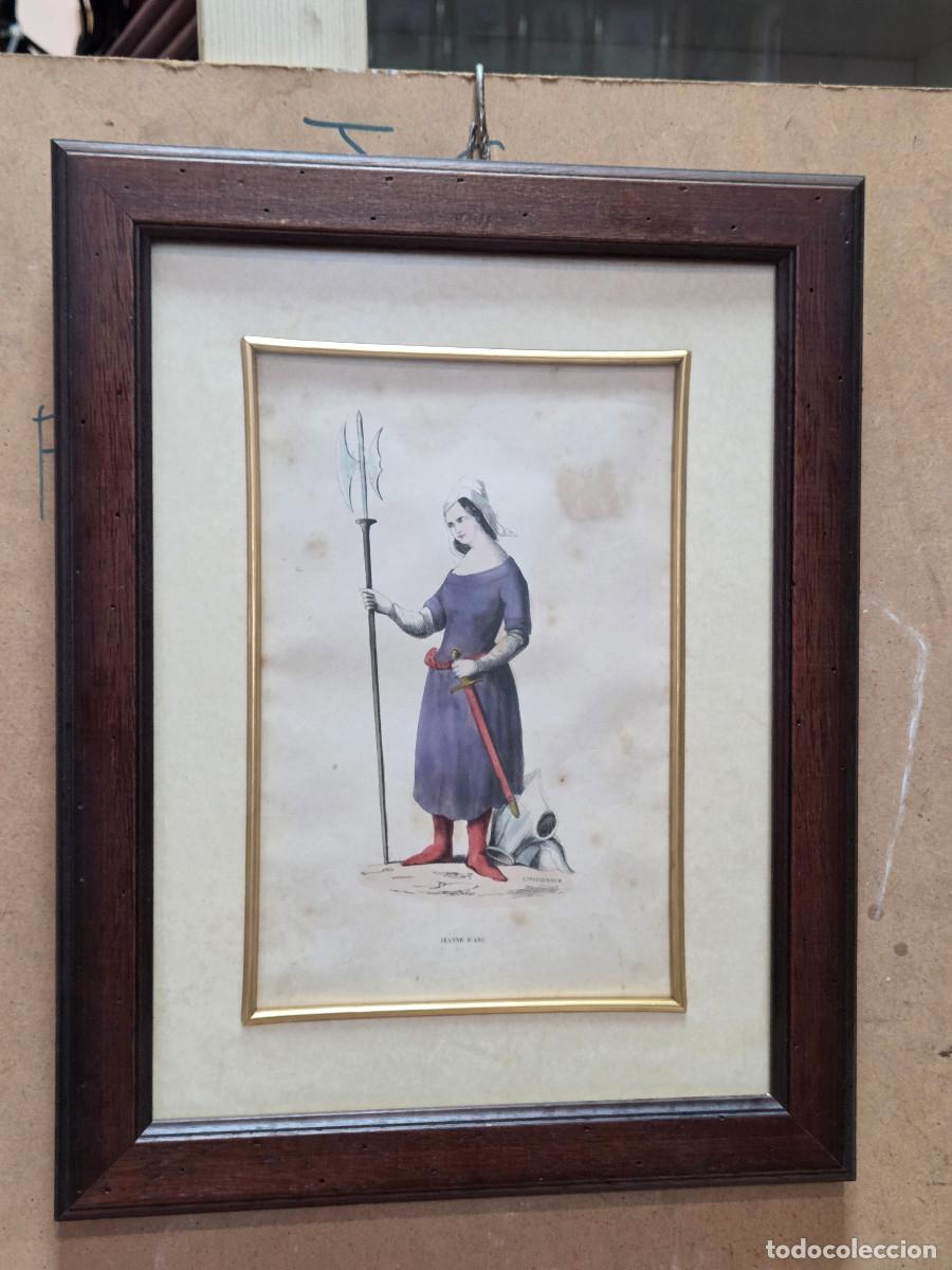Vintage: cuadro con lamina religiosa - Foto 1