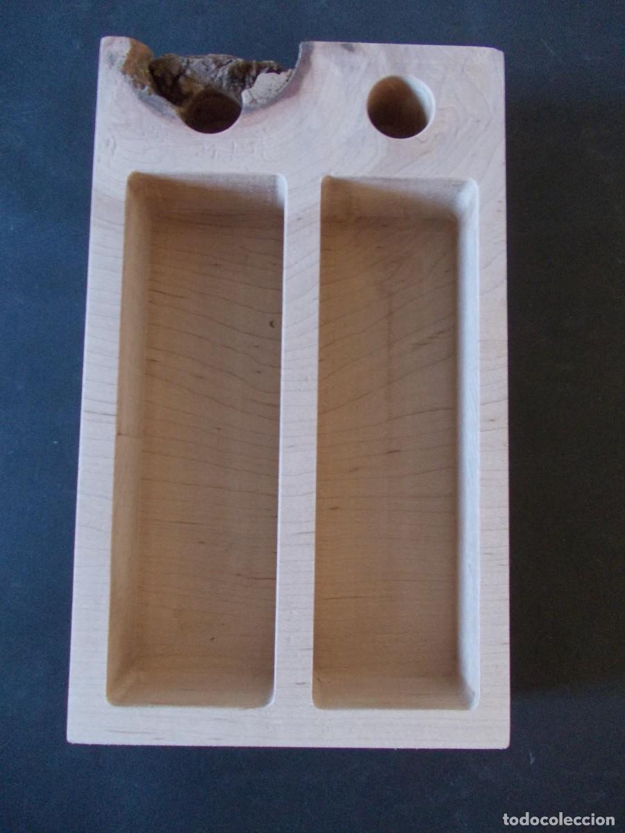 Vintage: Bandeja de madera natural sin barnizar ideal para customizar organizador artesanal madera maciza