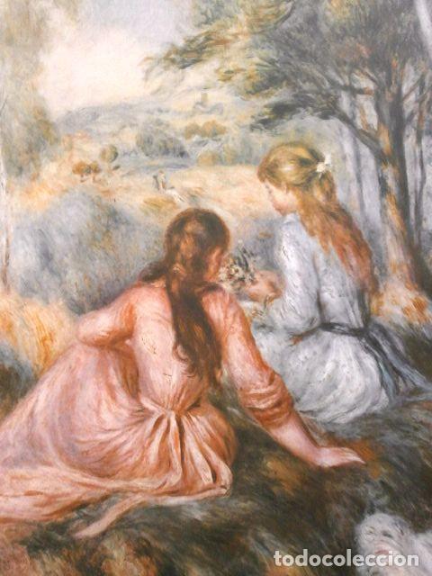 Vintage: RENOIR - Imagen Sobre Lienzo (83 x 63 cm) Fiel Reproducci&oacute;n Cuadro de Renoir &rdquo;En el Campo&rdquo;
