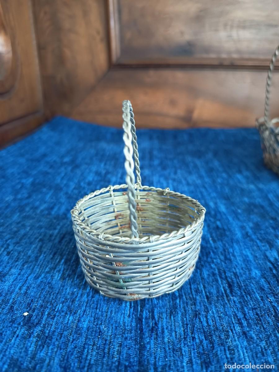 Vintage: Conjunto de 3 cestitas - Foto 8