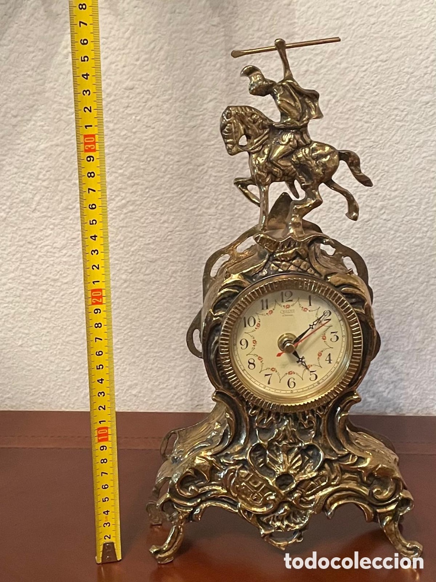 Vintage: Reloj vintage de bronce - Foto 1