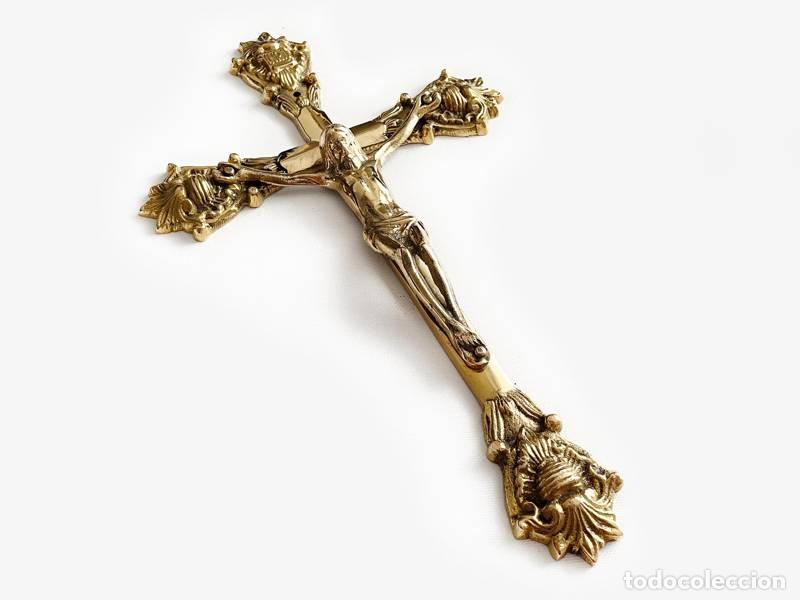 Vintage: Crucifixo de parede com Jesus Cristo (1458) - Foto 3