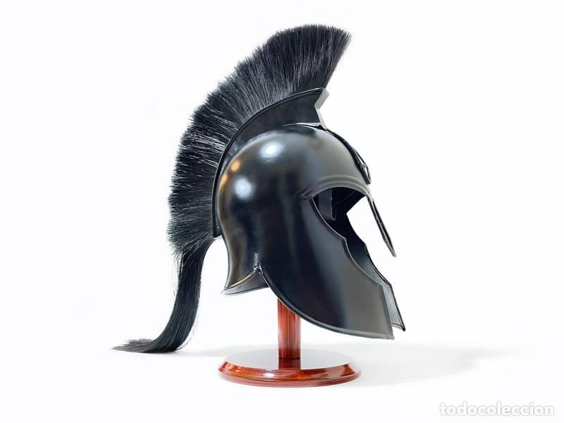 Vintage: Capacete de Aquiles; Cor&iacute;ntio Grego-Romano; com pluma (1474)