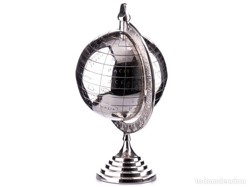 Vintage: Globo de metal (2218) - Foto 3