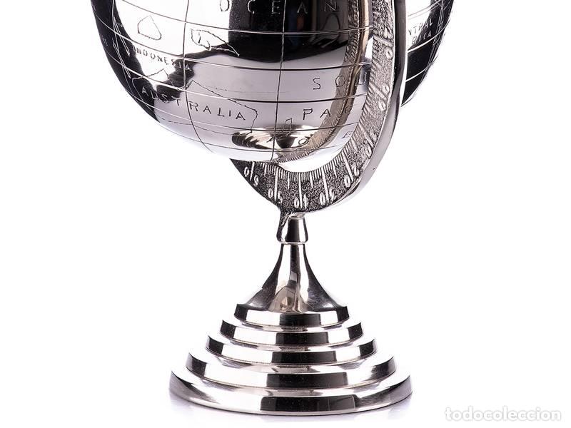 Vintage: Globo de metal (2218) - Foto 5
