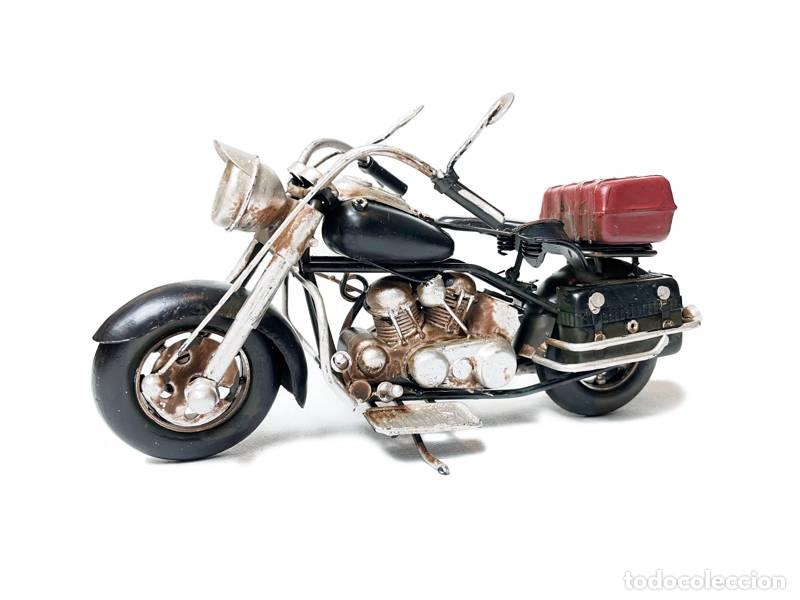 Vintage: Modelo de metal - Mota chopper (1322) - Foto 2