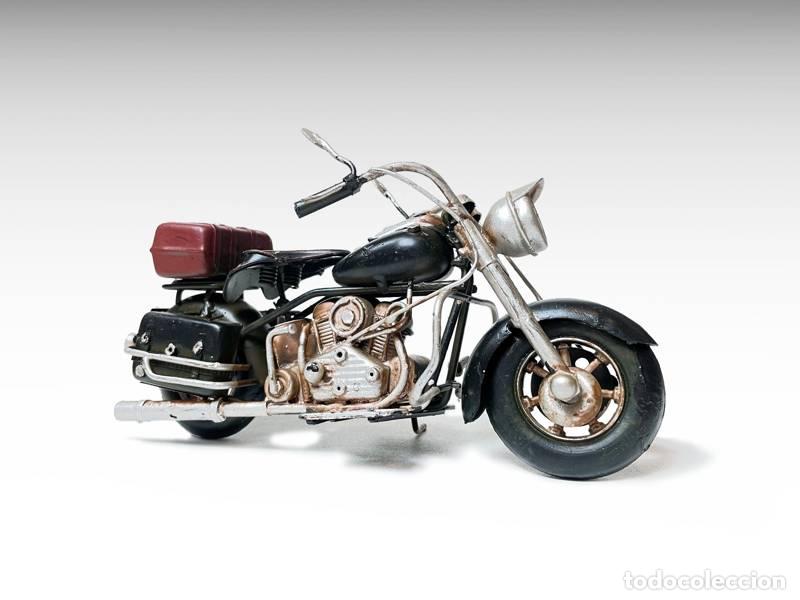 Vintage: Modelo de metal - Mota chopper (1322)