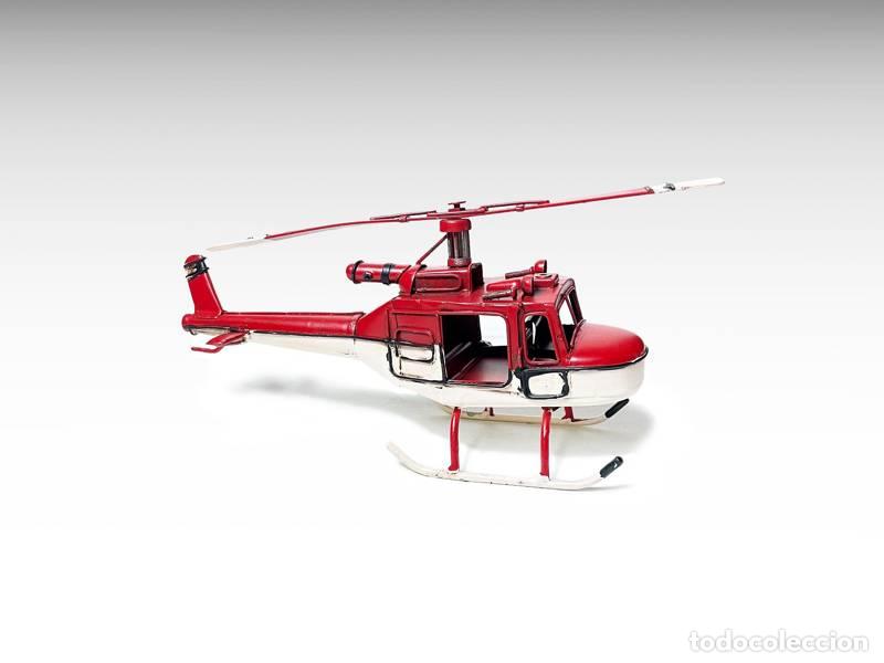 Vintage: Modelo de metal - Helic&oacute;ptero vintage (modelo de escala) (1367)