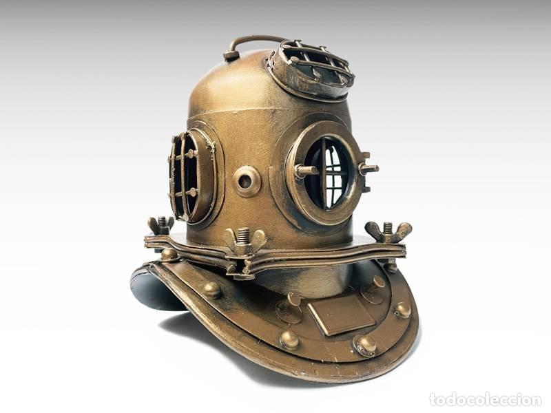 Vintage: Modelo de metal - Capacete de mergulho (modelo de escala) (1346)