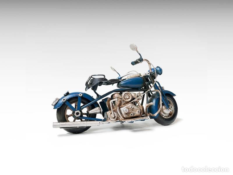 Vintage: Modelo de metal - Mota chopper (1324)