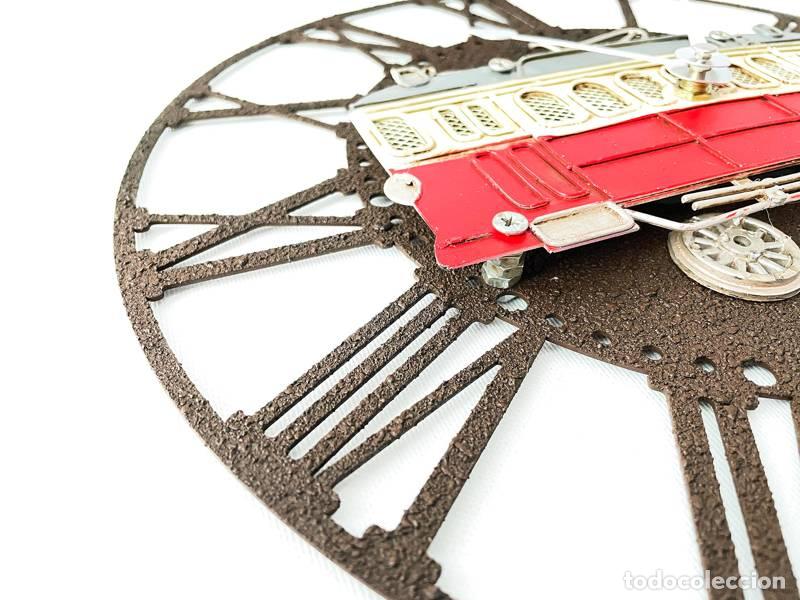 Vintage: Rel&oacute;gio de parede r&uacute;stico; com modelo de el&eacute;trico 3D - Pop Art (1460) - Foto 4