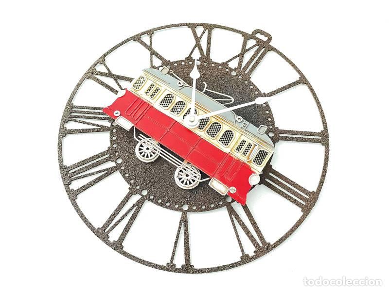 Vintage: Rel&oacute;gio de parede r&uacute;stico; com modelo de el&eacute;trico 3D - Pop Art (1460) - Foto 6