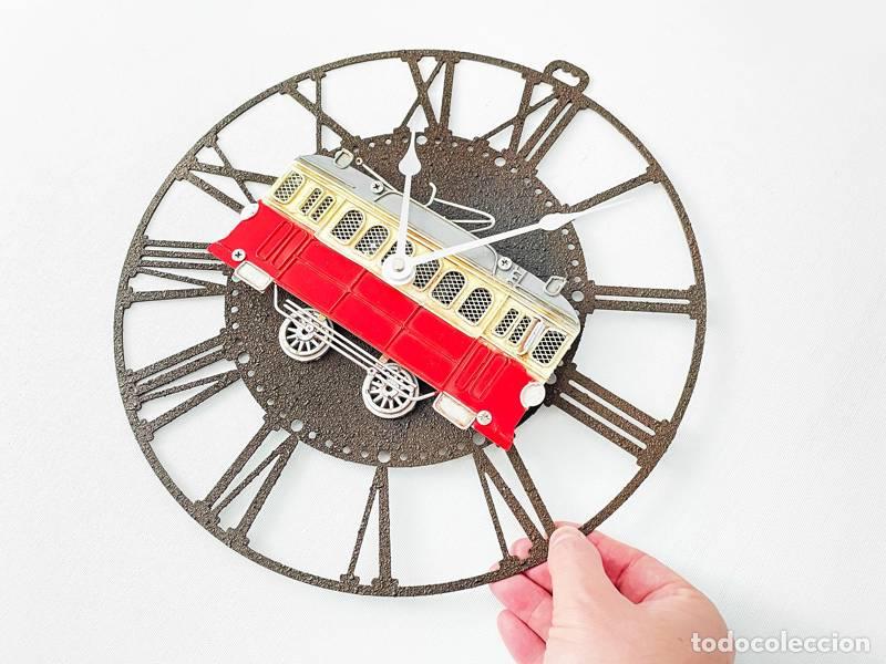 Vintage: Rel&oacute;gio de parede r&uacute;stico; com modelo de el&eacute;trico 3D - Pop Art (1460) - Foto 9
