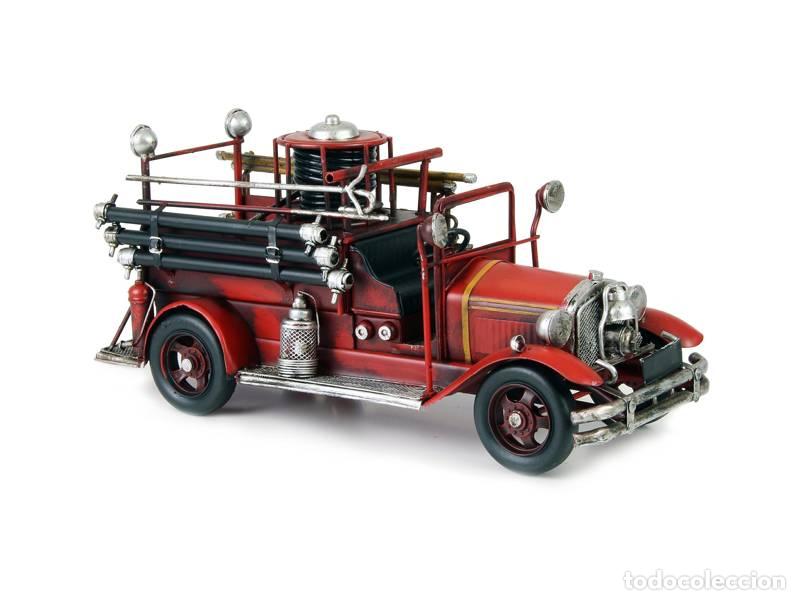 Vintage: Modelo de metal - Carro de bombeiros (2104)