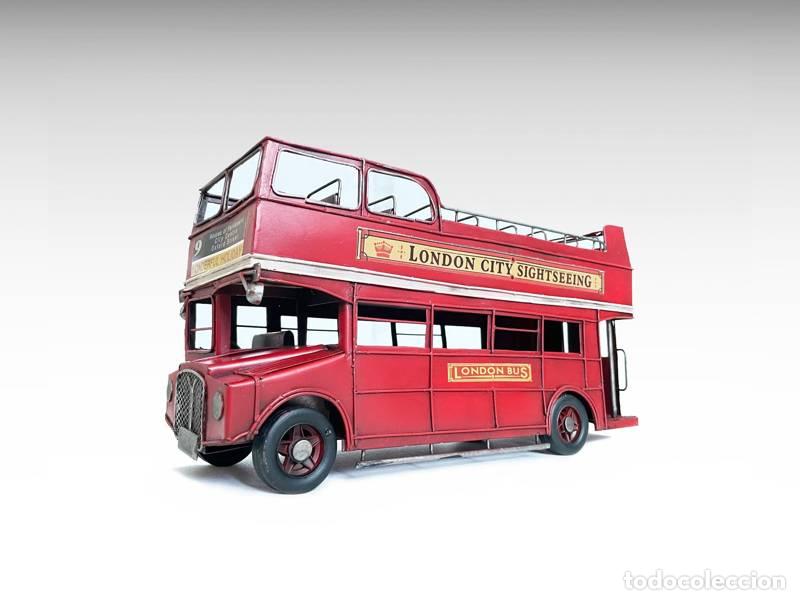 Vintage: Modelo de metal - Autocarro de turismo de Londres - London City Sightseeing Routemaster (modelo de e