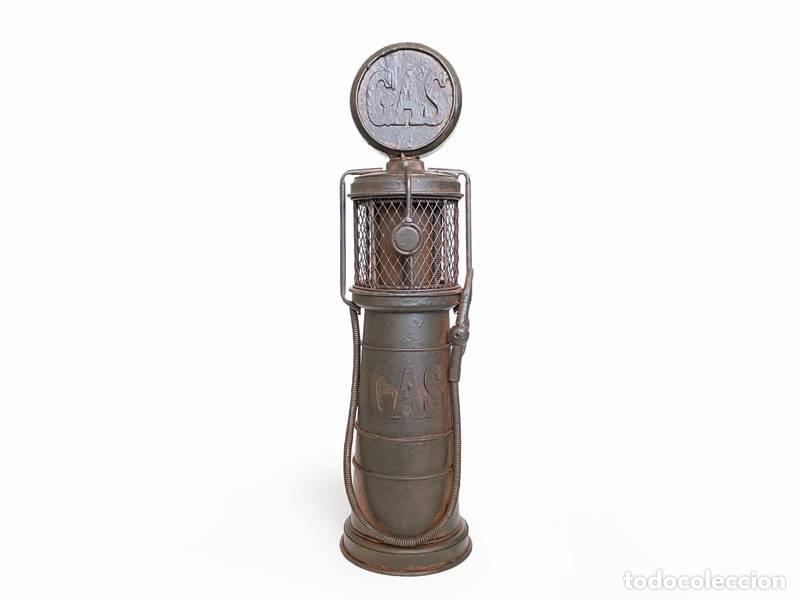 Vintage: Modelo de metal - Bomba de combust&iacute;vel vintage (modelo de escala) (1359)