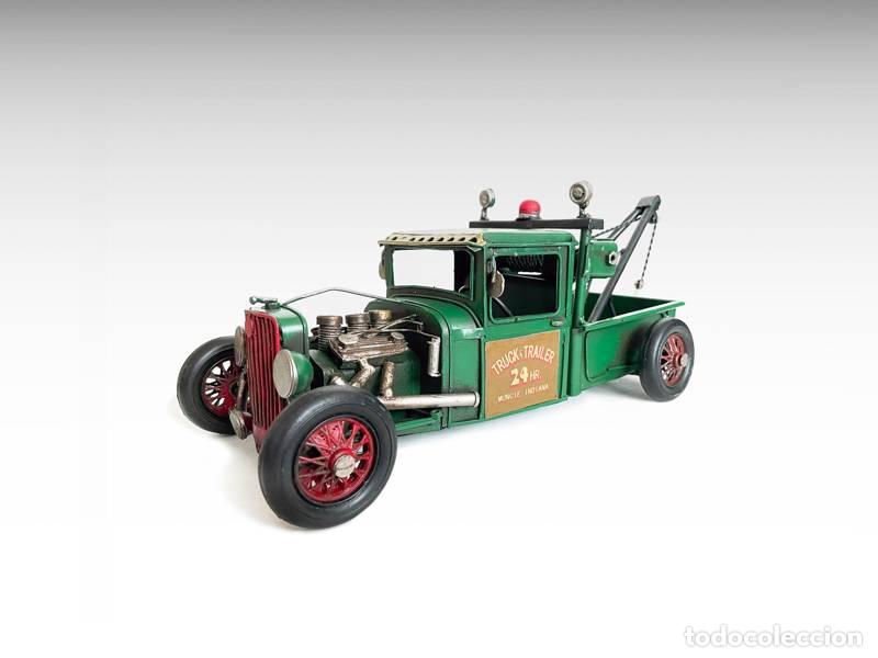 Vintage: Modelo de metal - Camioneta de reboque (modelo da escala) (1381)