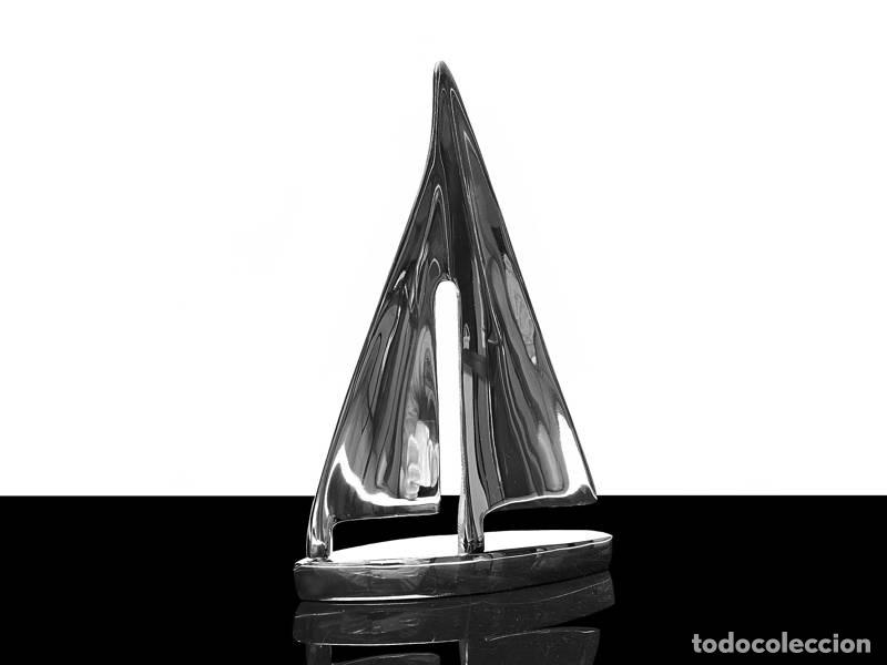 Vintage: Modelo de metal - Barco &agrave; vela vintage (1491)