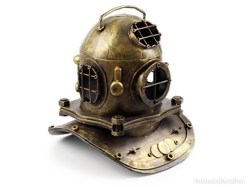 Vintage: Modelo de metal - Capacete de mergulho vintage (1408)