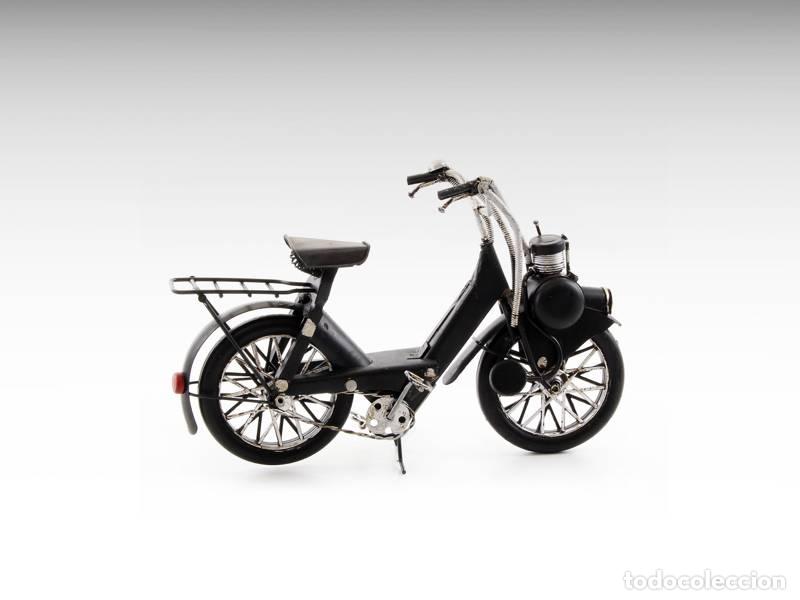 Vintage: Modelo de metal - Bicicleta a motor vintage (1331)