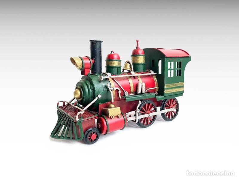 Vintage: Modelo de metal - Locomotiva / Comboio a vapor (modelo de escala) (1337)