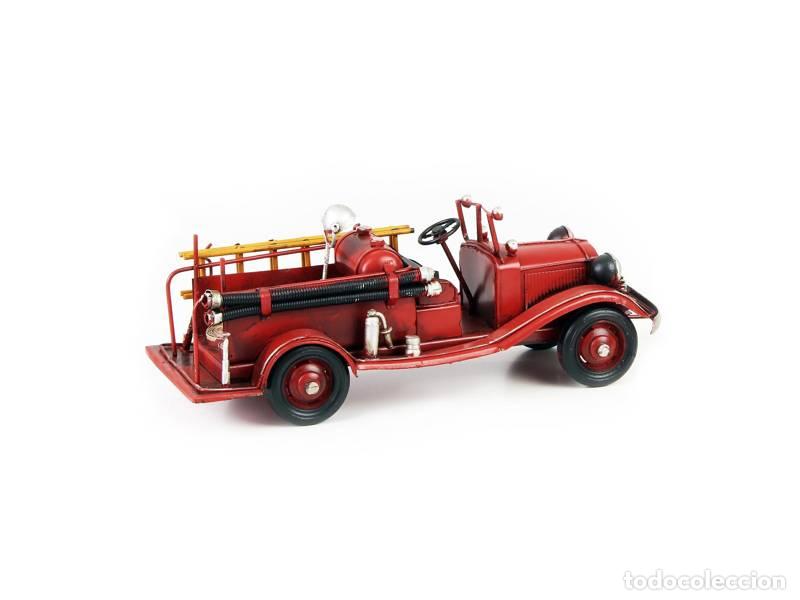 Vintage: Modelo de metal - Carro de bombeiros vintage (1320)