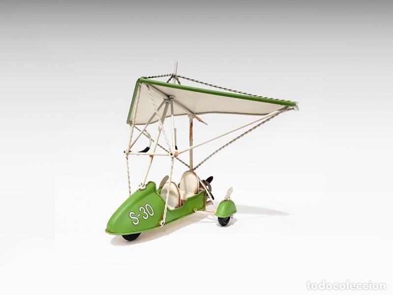 Vintage: Modelo de metal - Planador asa-delta vintage (1366)