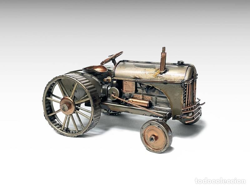 Vintage: Modelo de metal - Trator vintage (modelo de escala) (1327)