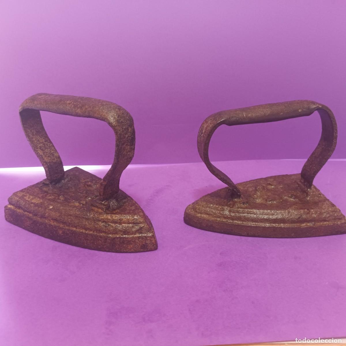 Vintage: 2 Planchas de ropa a&ntilde;os 40 ideal para decoracion