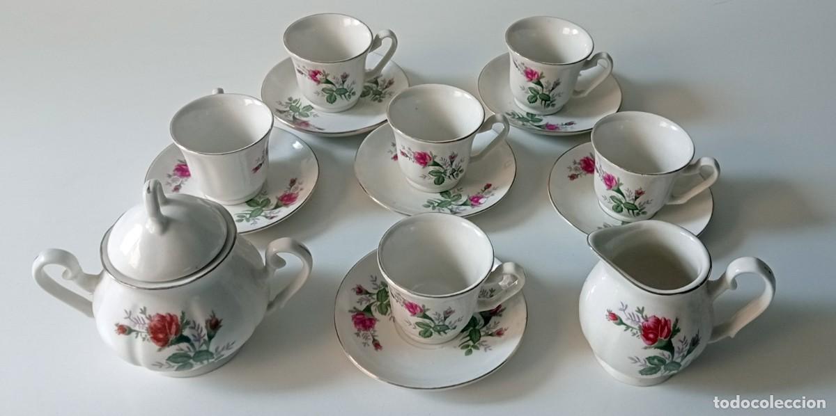 Vintage: JUEGO DE TAZAS PARA CAF&Eacute; RETRO VINTAGE