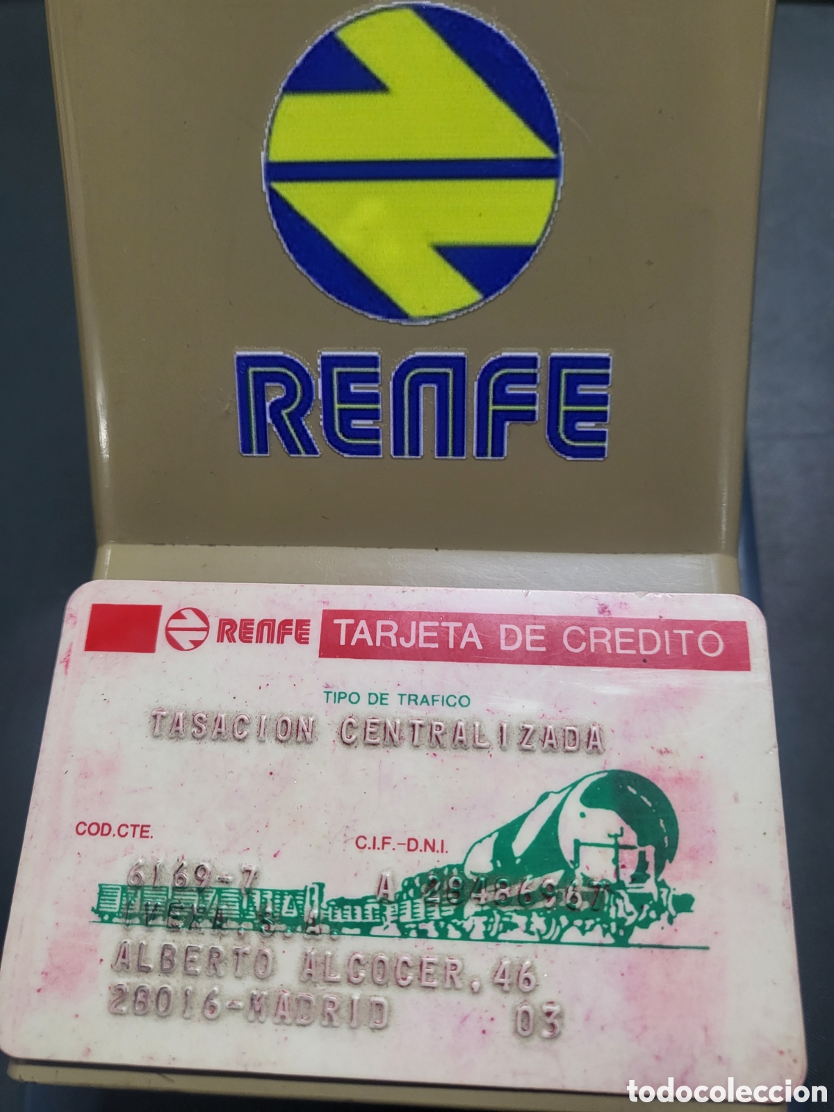 Vintage: M&aacute;quina pago con tarjeta renfe