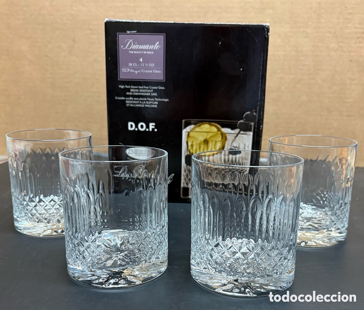 Vintage: 4 Vasos Whisky Luigi Bormioli