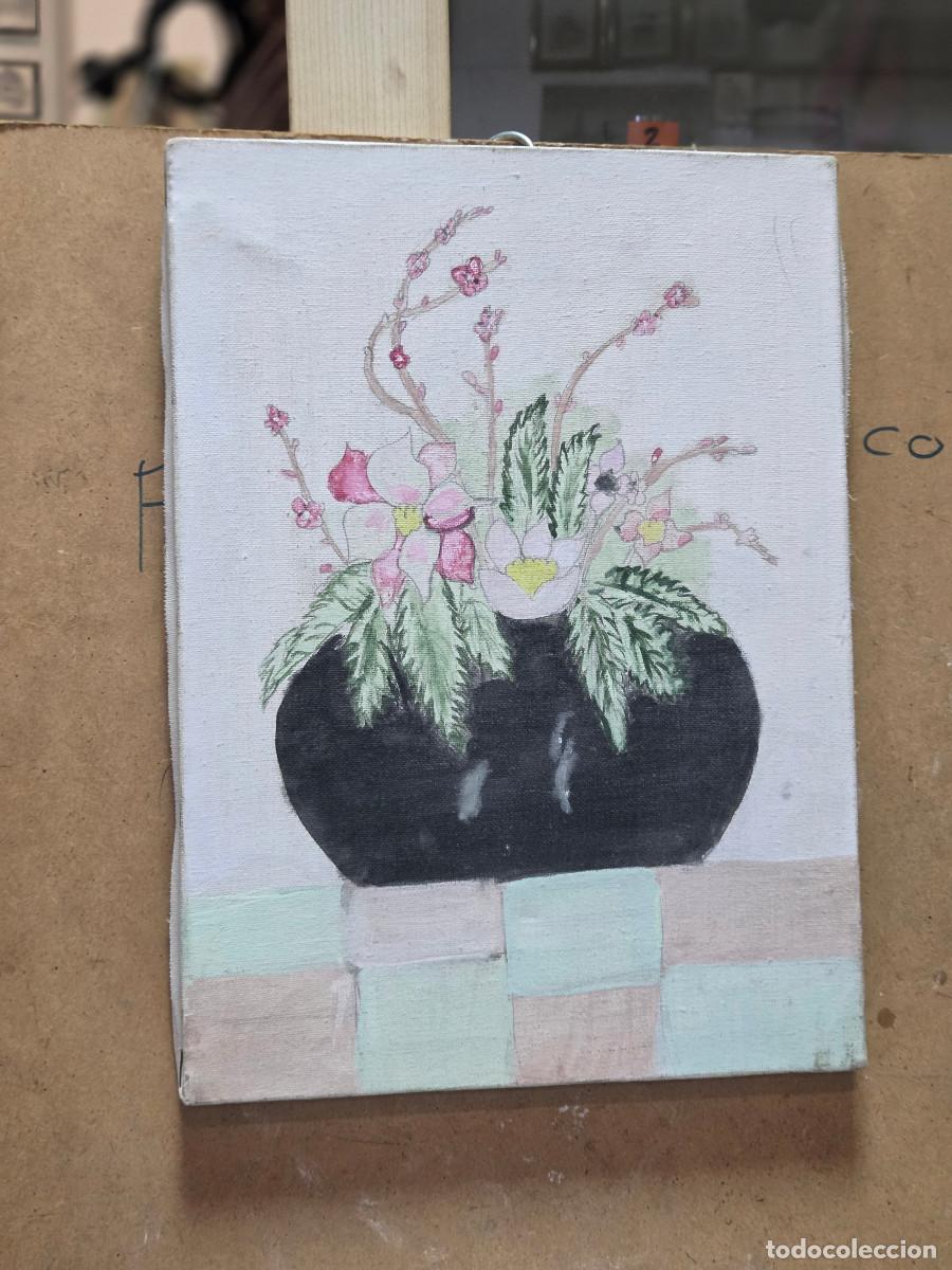 Vintage: lienzo pintado sin terminar - Foto 1