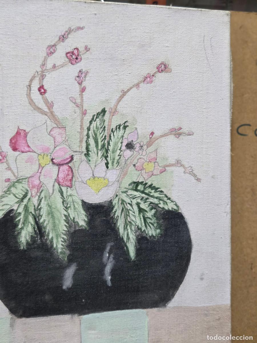 Vintage: lienzo pintado sin terminar - Foto 3
