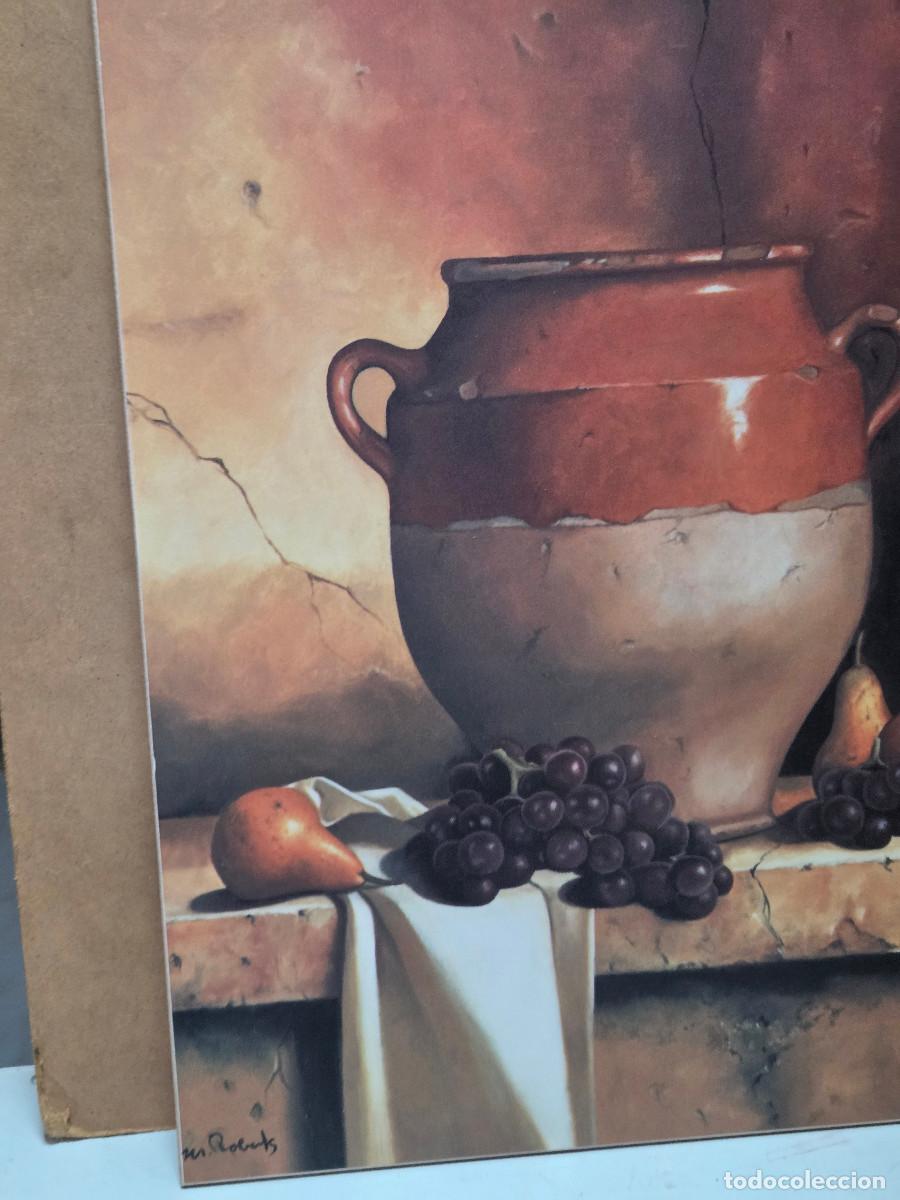 Vintage: cuadro con lamina bodegon - Foto 1