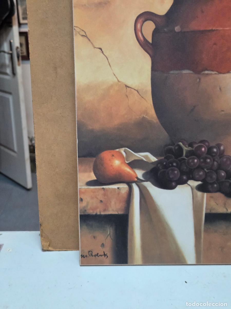 Vintage: cuadro con lamina bodegon - Foto 4