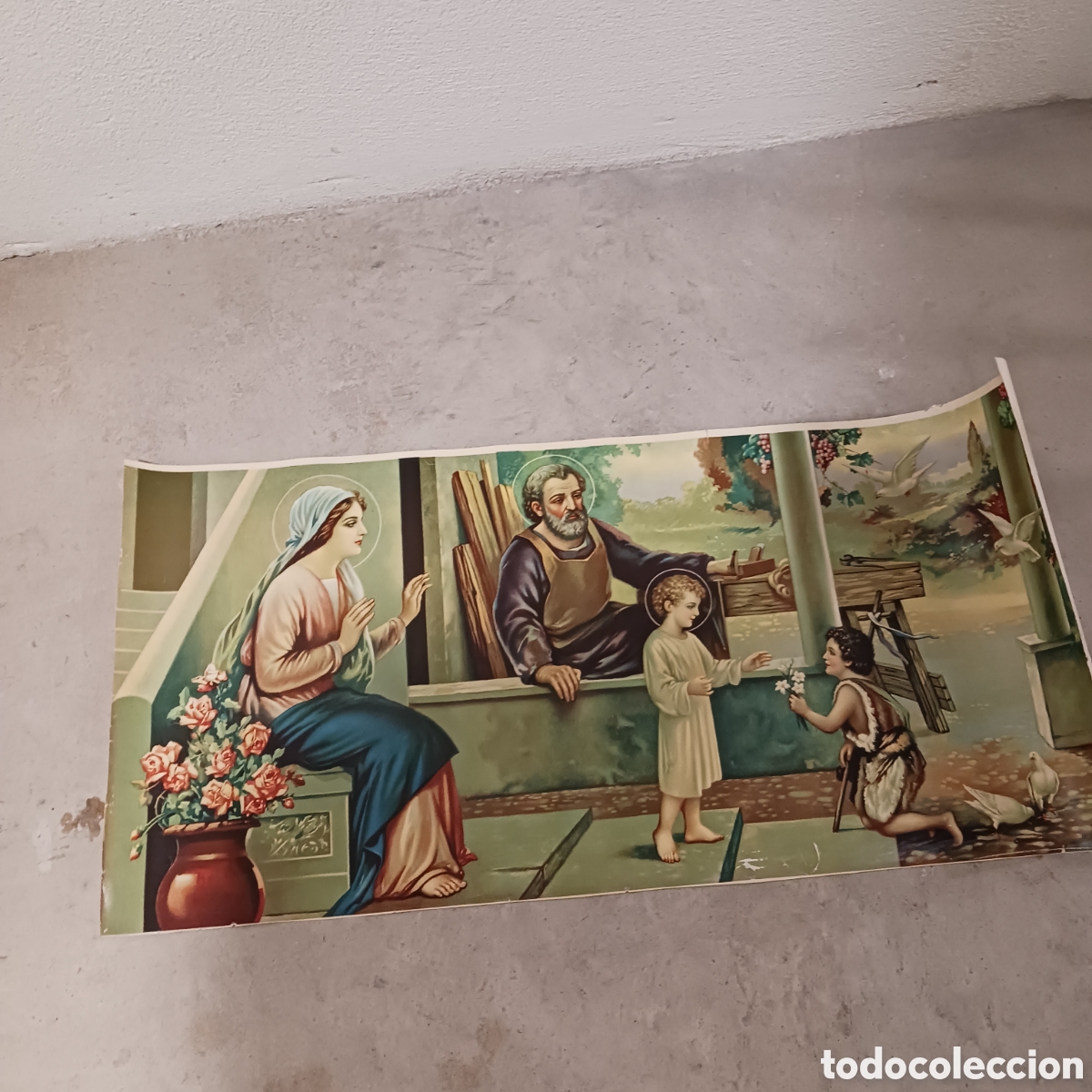 Vintage: Sagrada Familia e el taller de San Joseen Nazaret