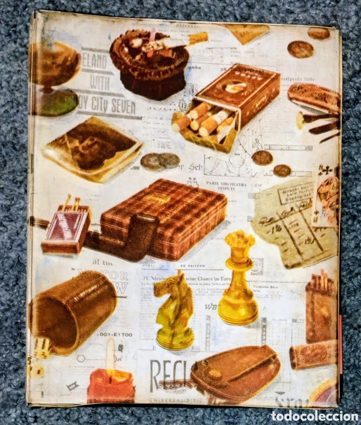 Vintage: ARCHIVADOR VINTAGE TAMA&Ntilde;O CUARTILLA a&ntilde;os 60 CON SEPARADORES en BUEN ESTADO: se&ntilde;ales de uso normales