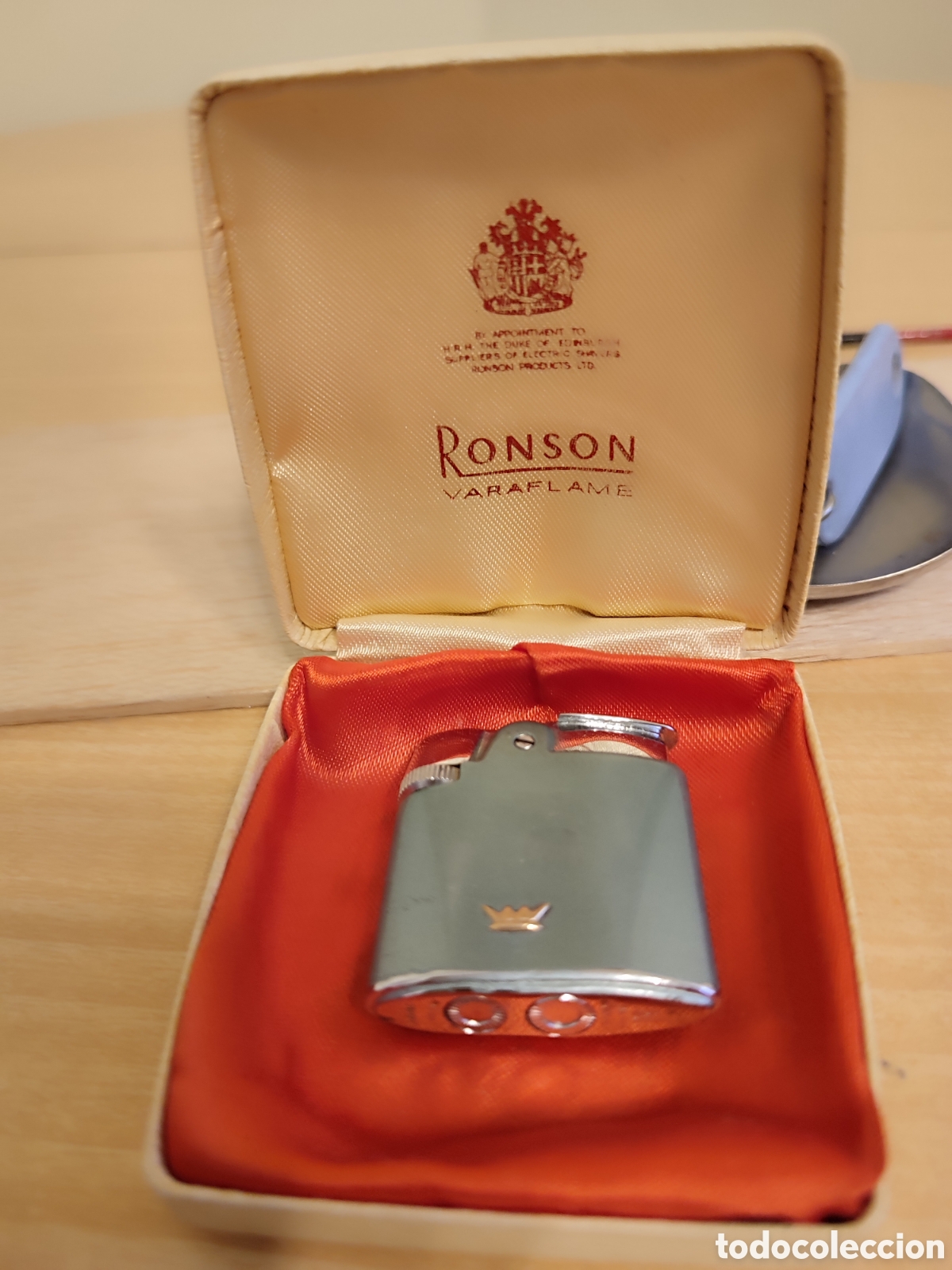 Vintage: Encendedor Ronson con estuche original - Foto 1
