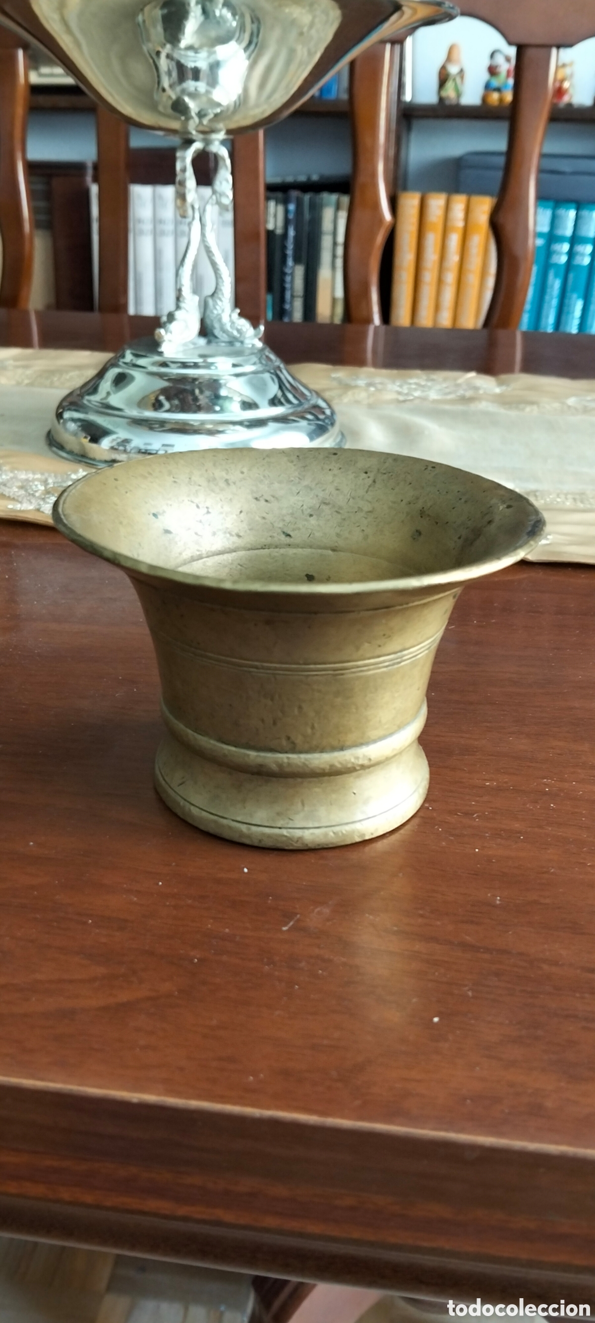Vintage: Almirez de bronce o mortero. - Foto 1