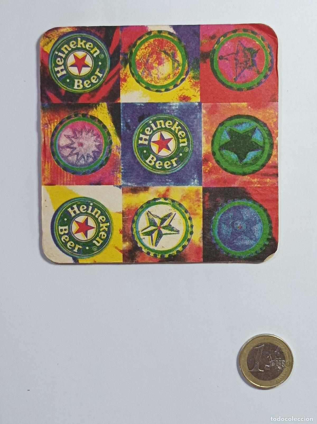Vintage: HEINEKEN. POSAVASOS CERVEZA PUBLICIDAD.