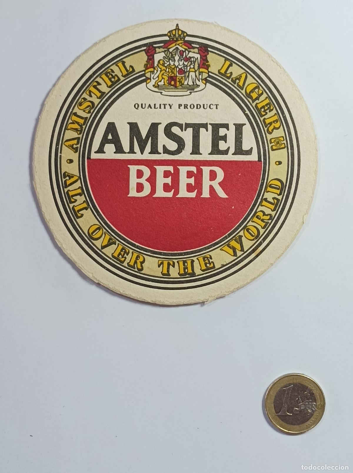 Vintage: AMSTEL. POSAVASOS CERVEZA PUBLICIDAD.