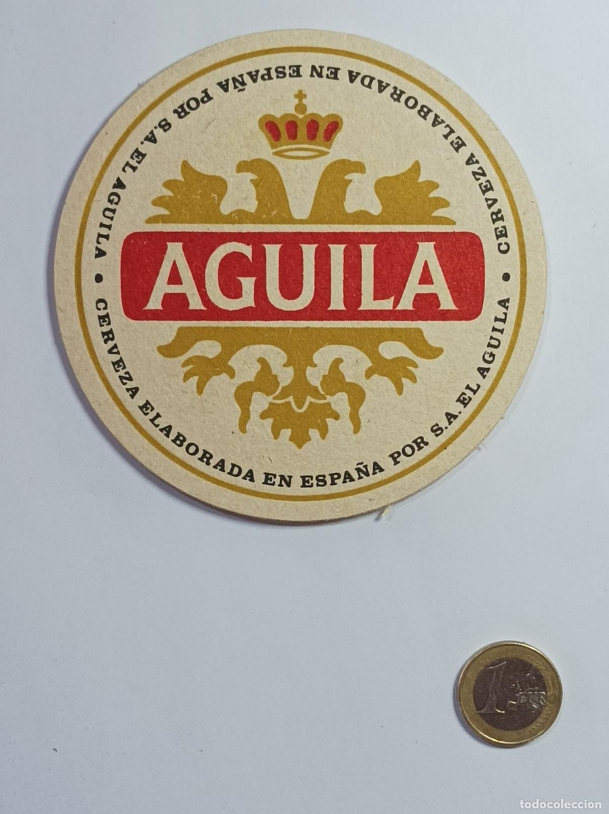 Vintage: AGUILA. POSAVASOS CERVEZA PUBLICIDAD.