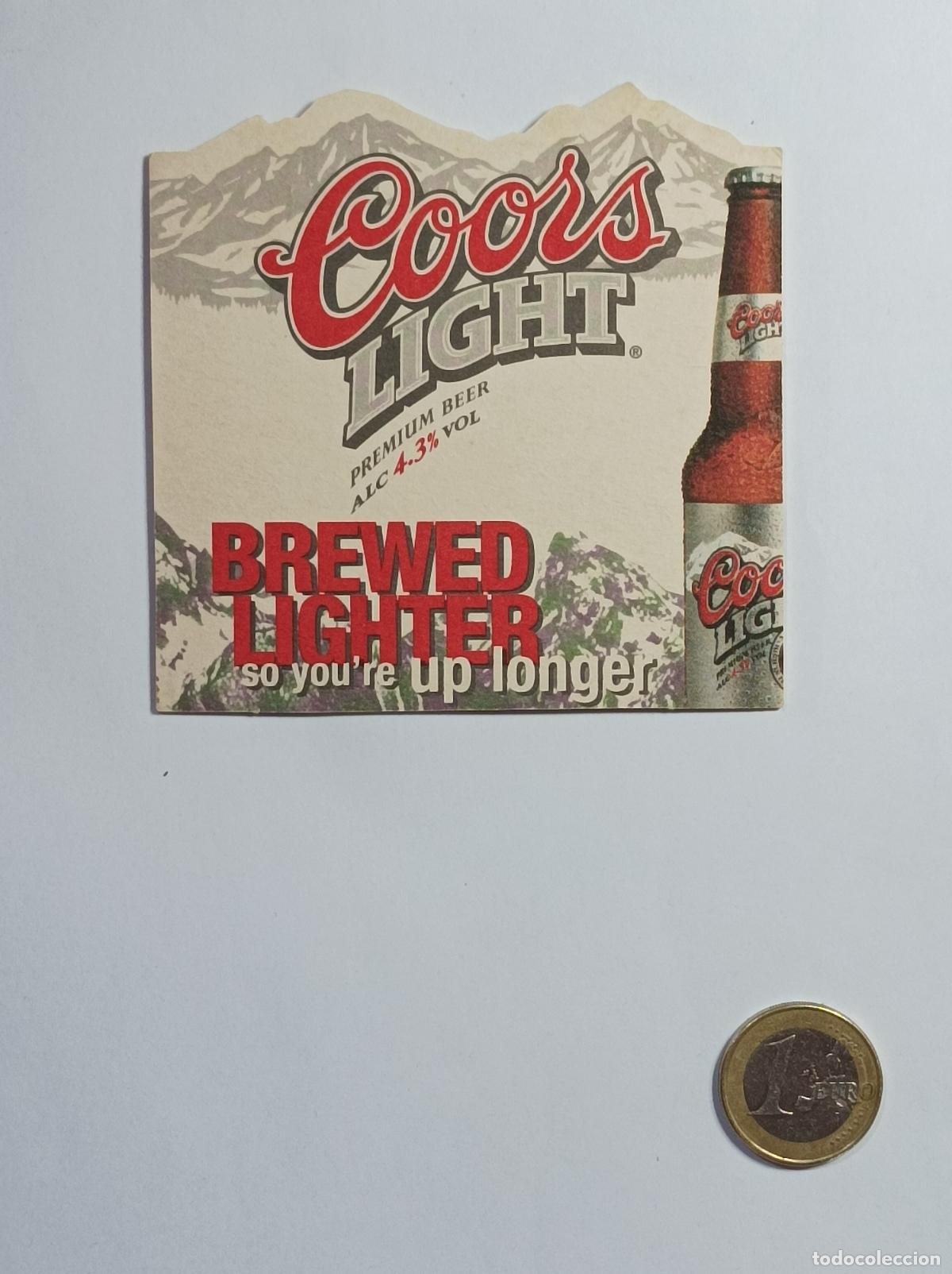 Vintage: COORS LIGHT. POSAVASOS CERVEZA PUBLICIDAD.