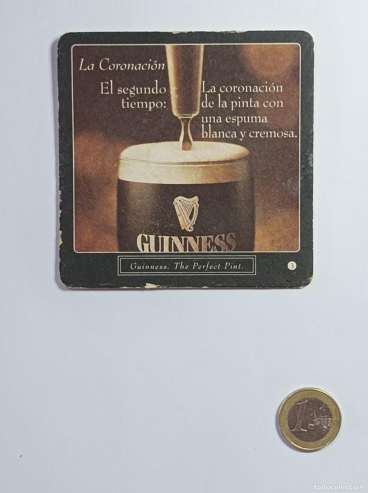 Vintage: GUINNESS. POSAVASOS CERVEZA PUBLICIDAD.