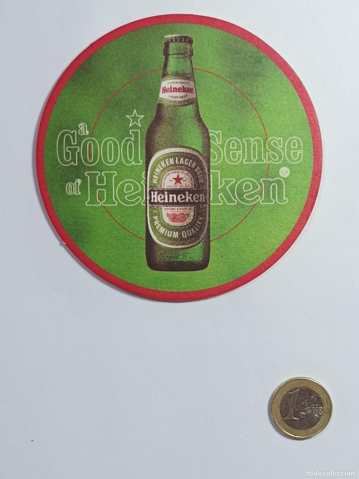 Vintage: HEINEKEN. POSAVASOS CERVEZA PUBLICIDAD.