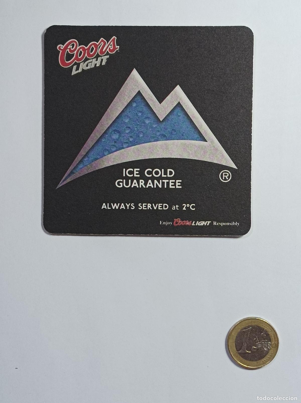 Vintage: COORS LIGHT. POSAVASOS CERVEZA PUBLICIDAD.