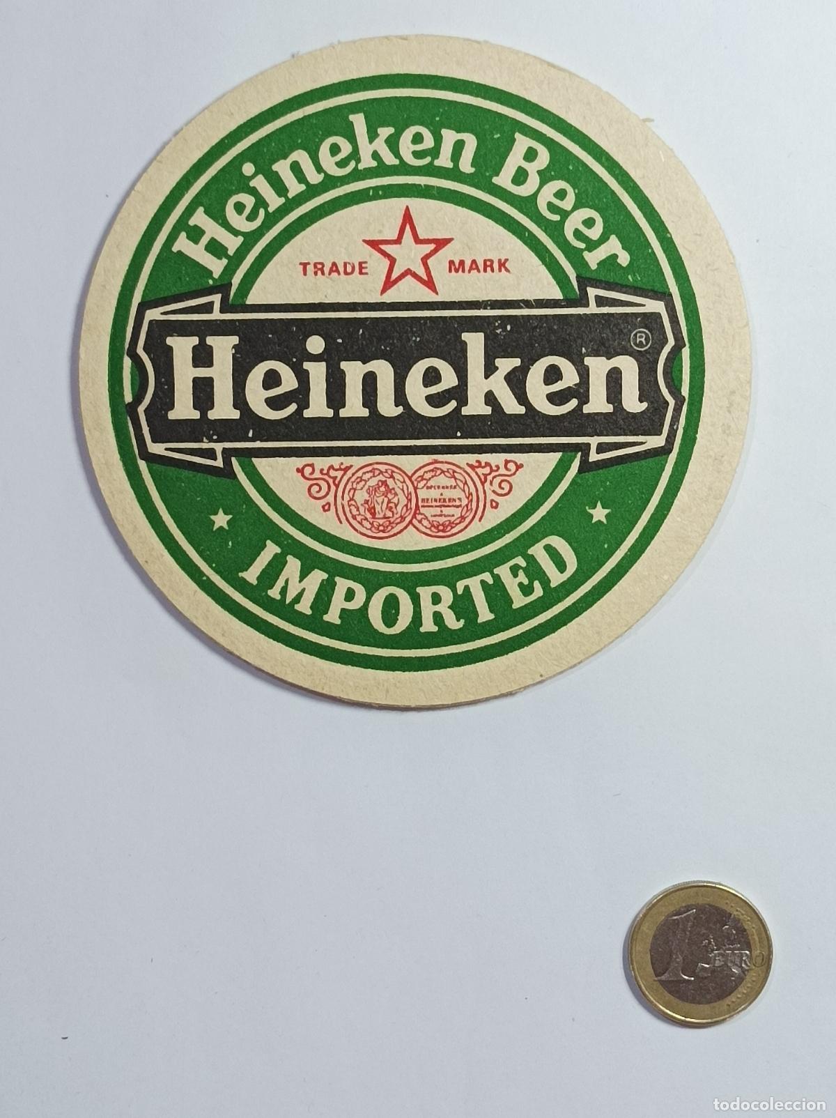 Vintage: HEINEKEN. POSAVASOS CERVEZA PUBLICIDAD.