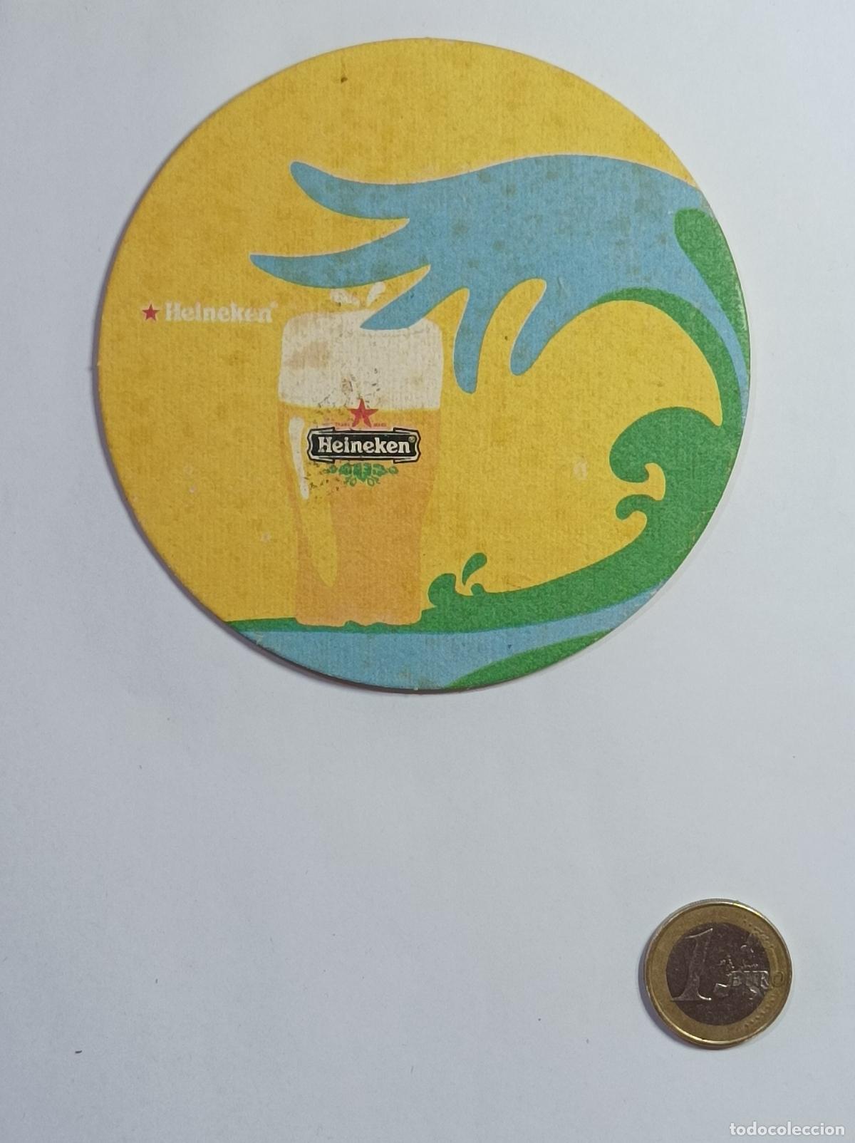 Vintage: HEINEKEN. POSAVASOS CERVEZA PUBLICIDAD.